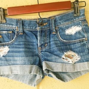 Abercrombie & Fitch EUC Jean Shorts Girls Size 14